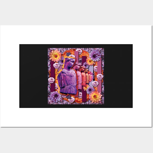 Purple Flame Goddess Wall Art by STORMYMADE